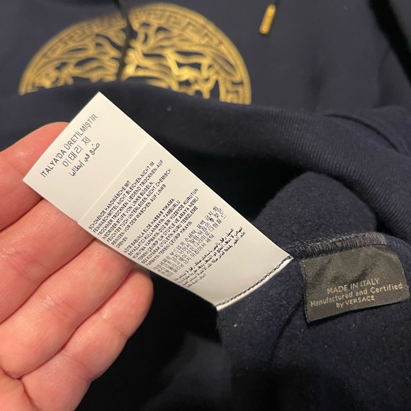 Versace x Kith Medisa Hoodie Navy XL - Picture 7 of 10